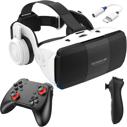 2026 G06EB Casque de Réalité Virtuelle VR 3D Sans Fil avec Joystick